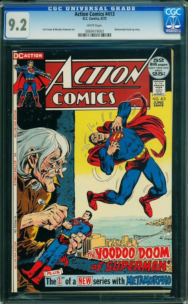 Image for Action Comics #413 CGC 9.2