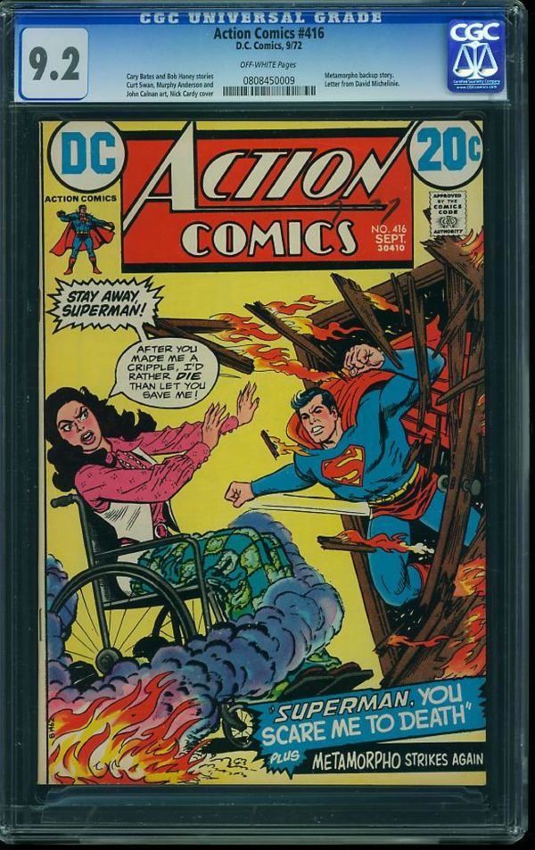 Image for Action Comics #416 CGC 9.2