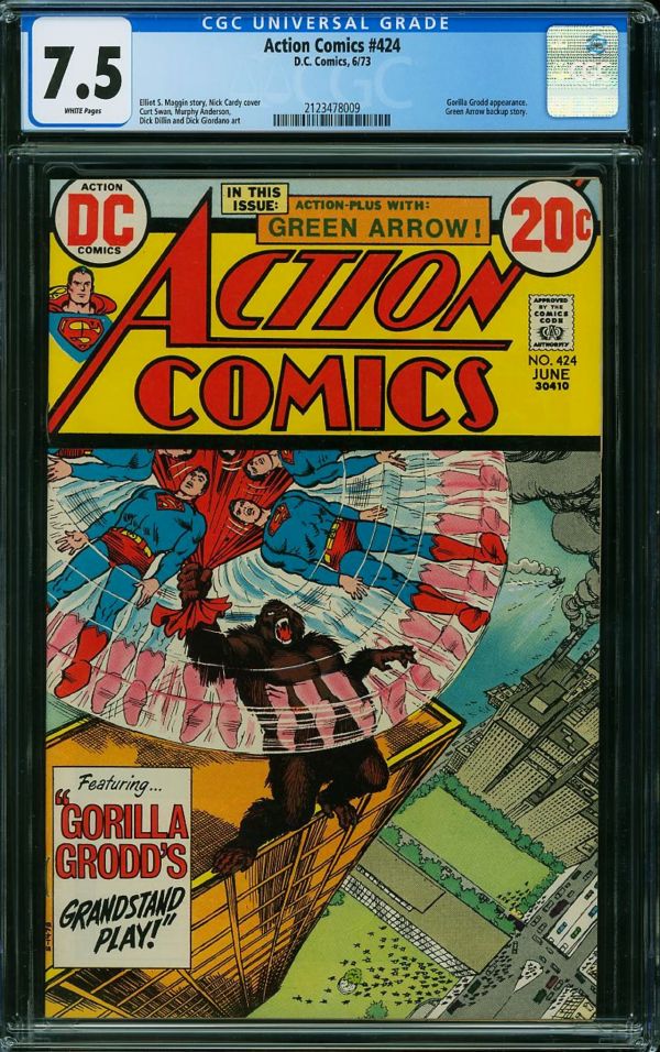Image for Action Comics #424 CGC 7.5