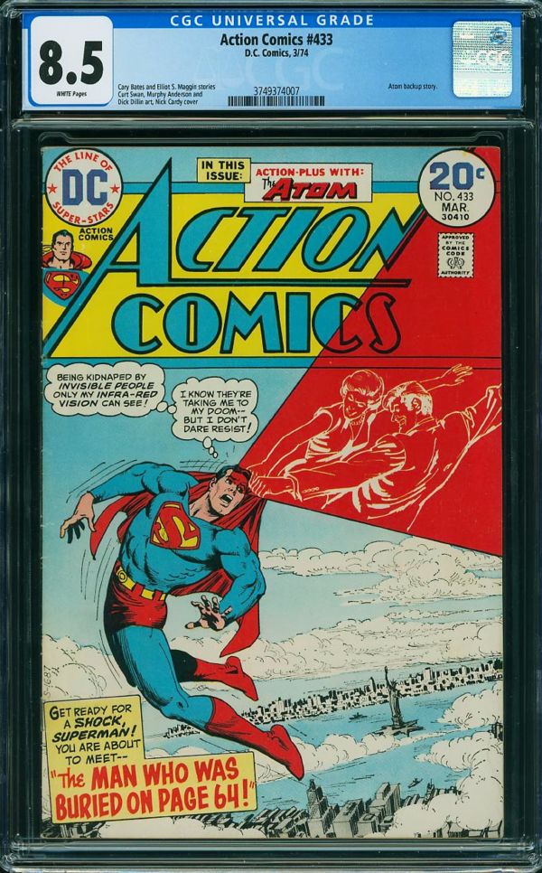 Image for Action Comics #433 CGC 8.5
