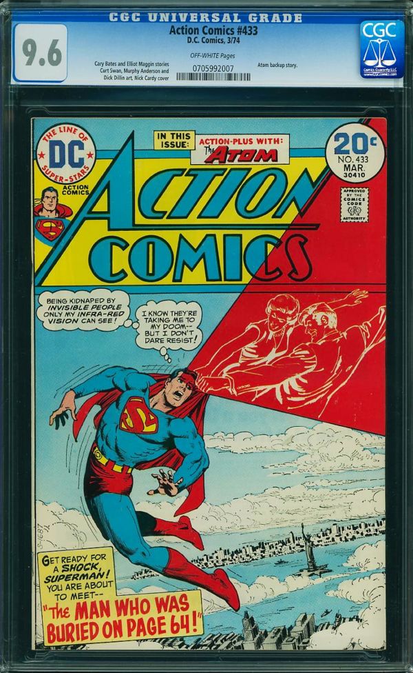 Image for Action Comics #433 CGC 9.6