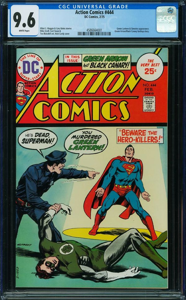 Image for Action Comics #444 CGC 9.6