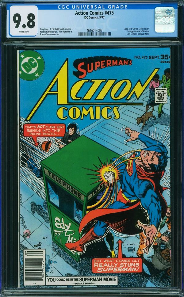 Image for Action Comics #475 CGC 9.8