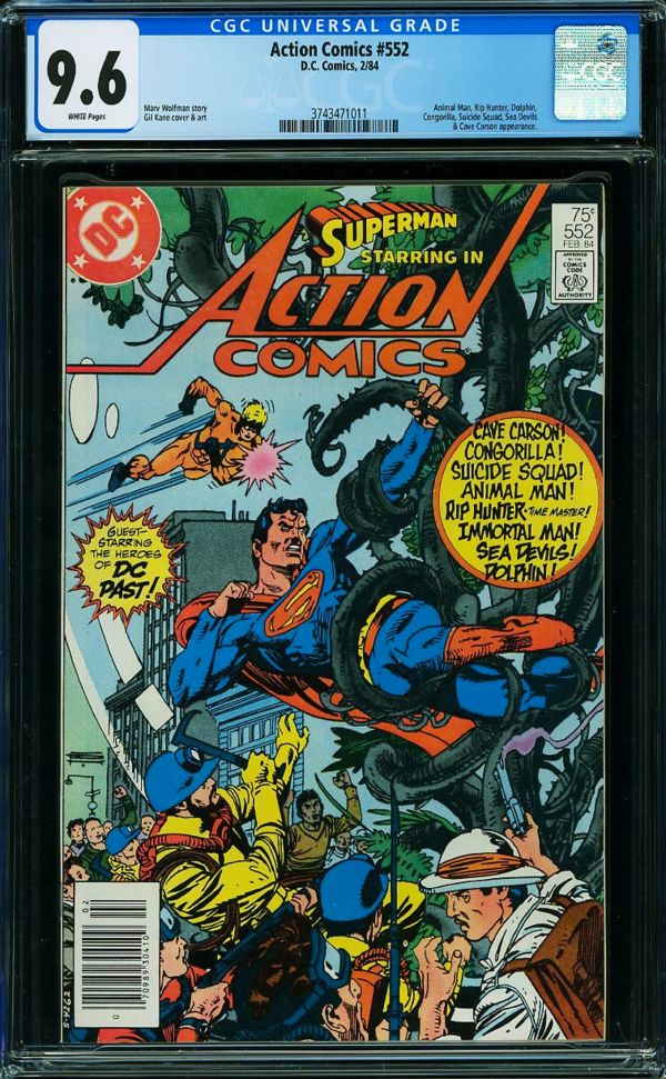 Image for Action Comics #552 CGC 9.6