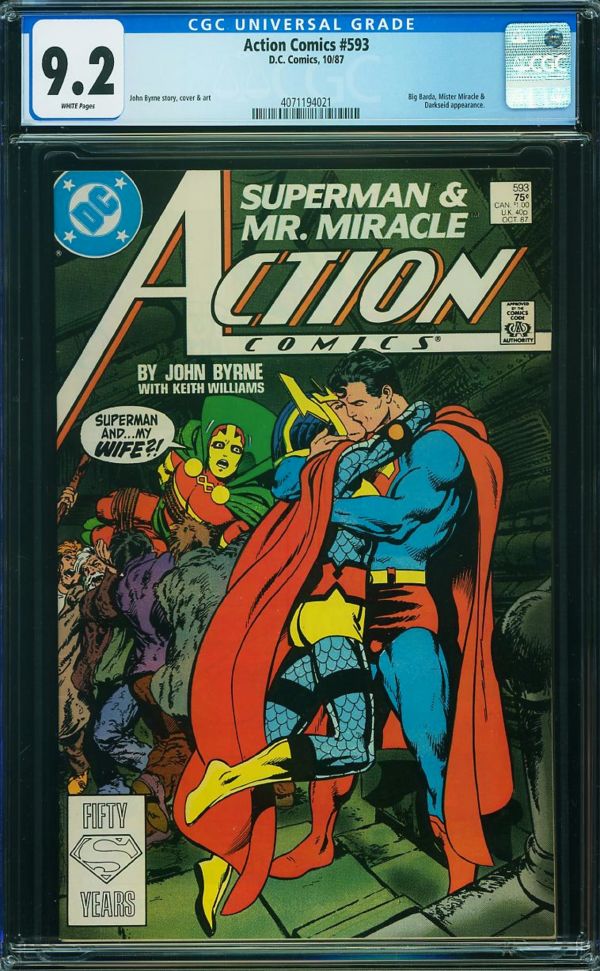 Image for Action Comics #593 CGC 9.2
