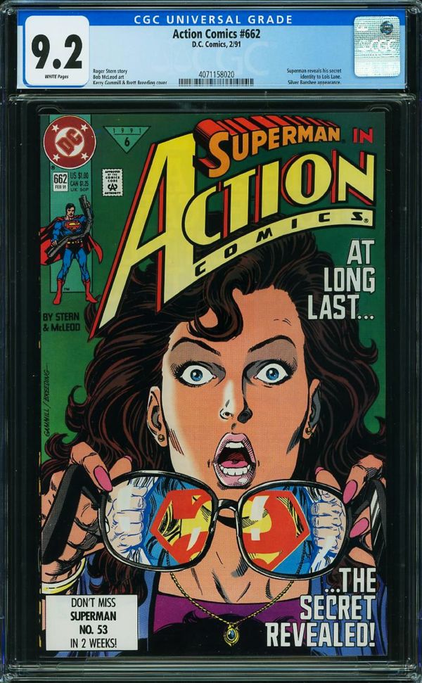 Image for Action Comics #662 CGC 9.2
