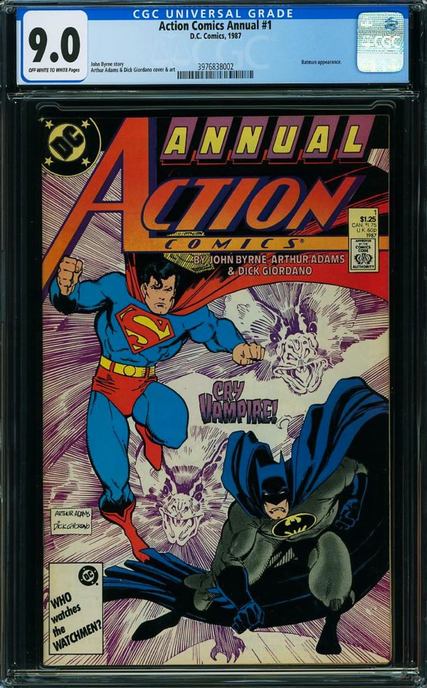 Image for Action Comics Annual #1 CGC 9.0