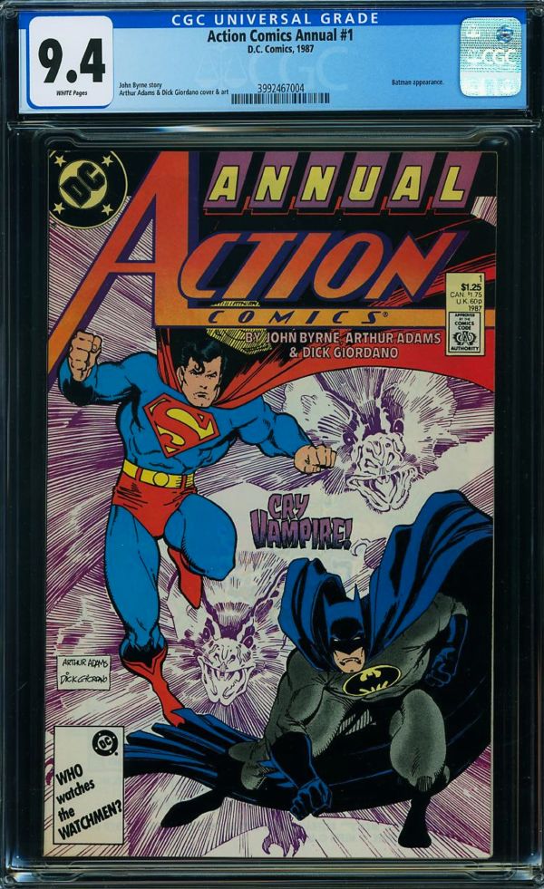 Image for Action Comics Annual #1 CGC 9.4
