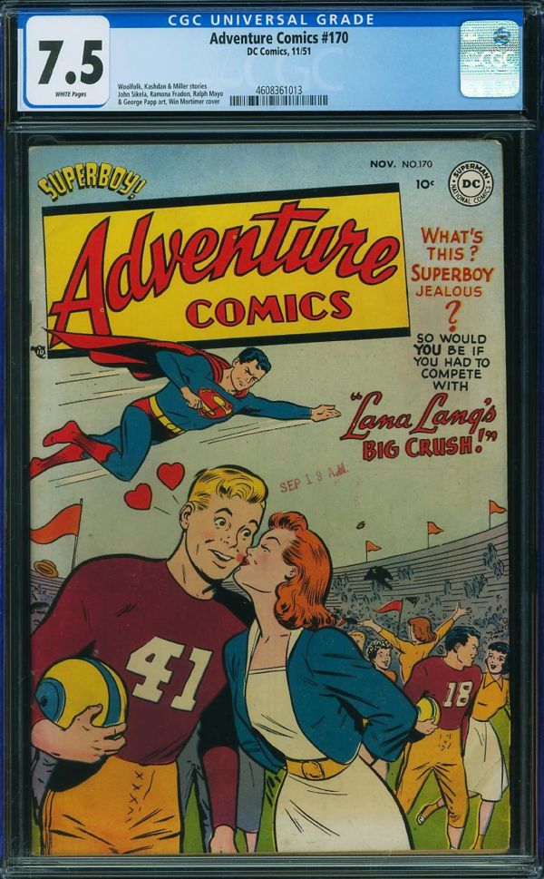 Image for ADVENTURE COMICS #170  CGC 7.5