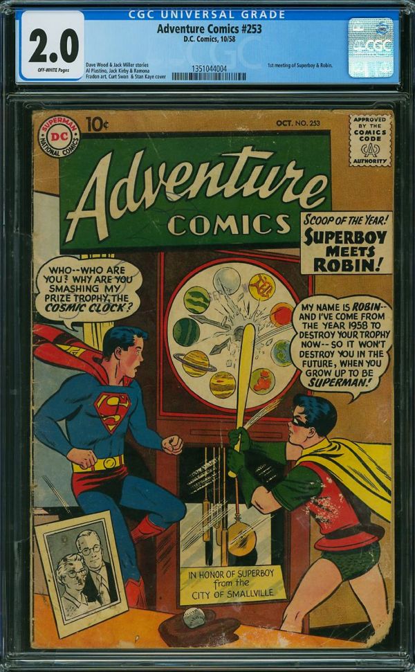 Image for Adventure Comics #253 CGC 2.0