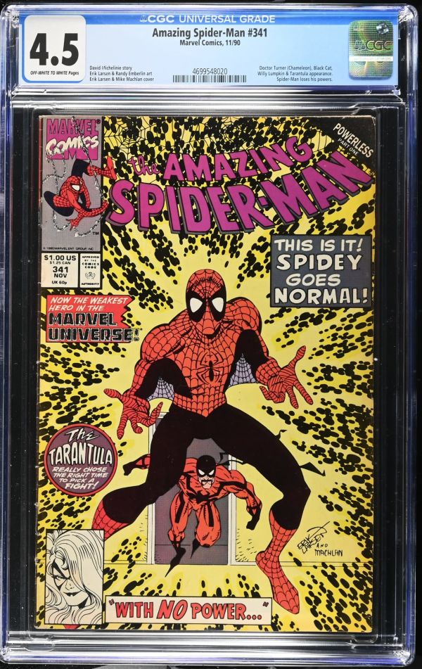 Image for Amazing Spider-Man #341 CGC 4.5