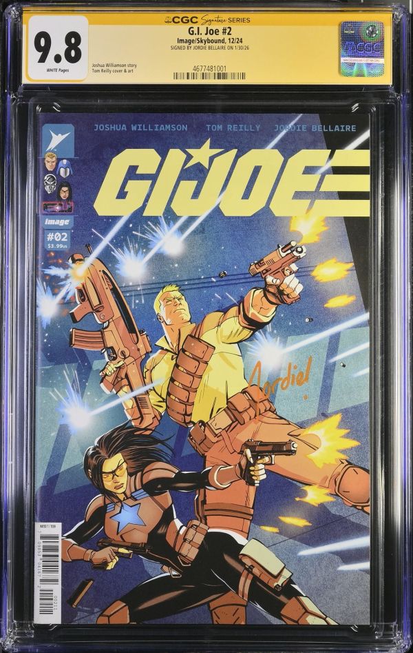 Image for G.I. Joe #2 CGC 9.8 Signed by Jordie Bellaire