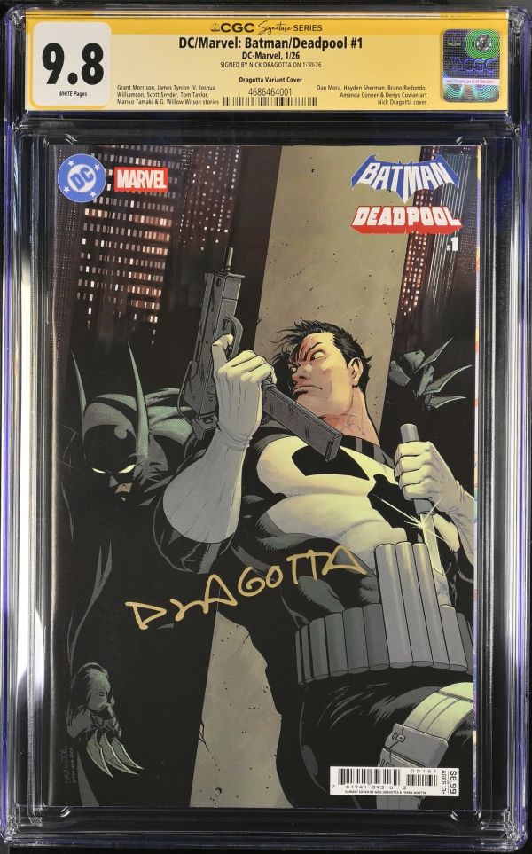 Image for Batman/Deadpool #1 CGC 9.8 Signed by Nick Dragotta