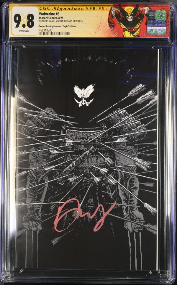 Image for Wolverine #8 CGC 9.8 Signed by Daniel Warren Johnson