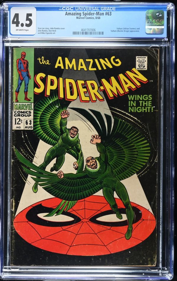 Image for Amazing Spider-Man #63 CGC 4.5