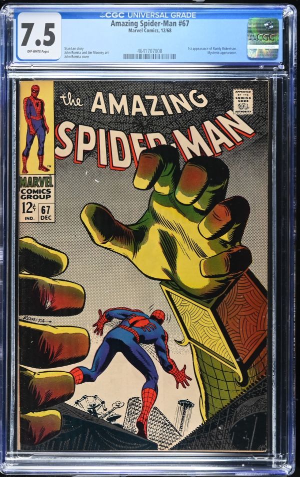 Image for Amazing Spider-Man #67 CGC 7.5