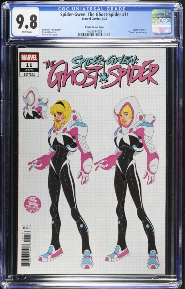 Image for Spider-Gwen: The Ghost-Spider #11 CGC 9.8 Brooks Variant
