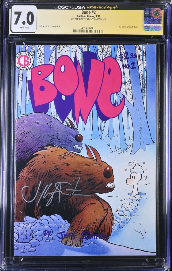 Image for Bone #2 CGC 7.0 Signed by Jeff Smith