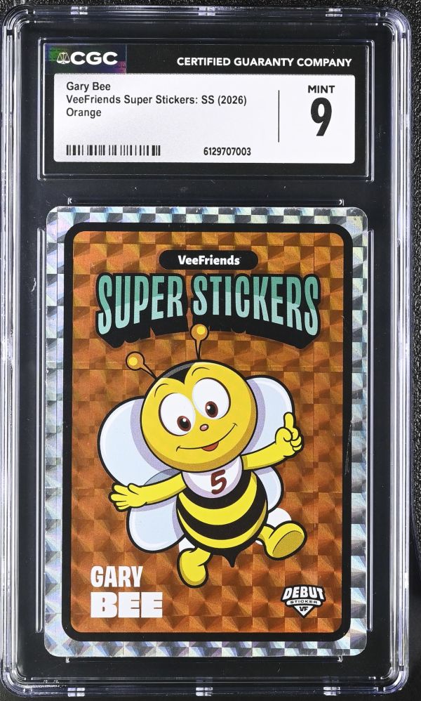 Image for Gary Bee | VeeFriends Super Stickers: SS | Orange | CGC 9