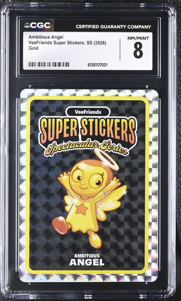 Image for Ambitious Angel | VeeFriends Super Stickers: SS | Gold | CGC 8