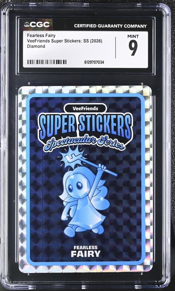 Image for Fearless Fairy | VeeFriends Super Stickers: SS | Diamond | CGC 9