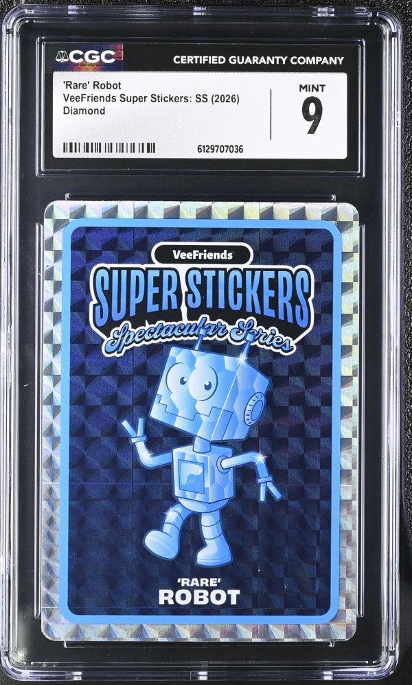 Image for 'Rare' Robot | VeeFriends Super Stickers: SS | Diamond | CGC 9