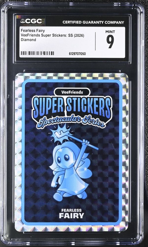 Image for Fearless Fairy | VeeFriends Super Stickers: SS | Diamond | CGC 9