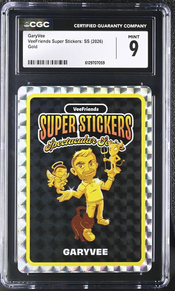 Image for GaryVee | VeeFriends Super Stickers: SS | Gold | CGC 9