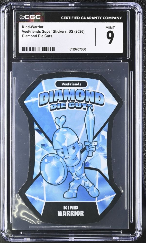 Image for Kind-Warrior | VeeFriends Super Stickers: SS | Diamond Die Cuts | CGC 9