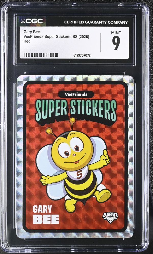 Image for Gary Bee | VeeFriends Super Stickers: SS | Red | CGC 9