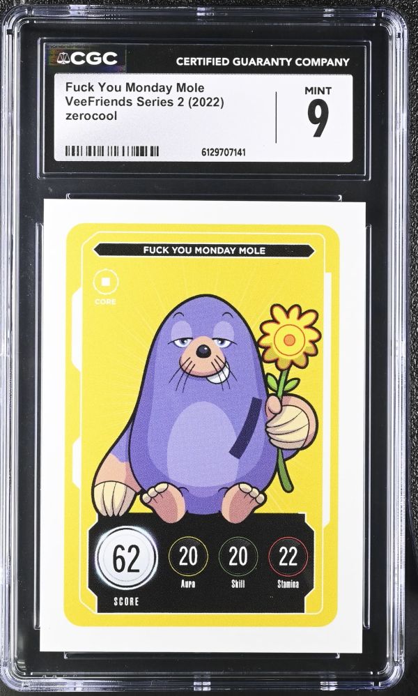 Image for Fuck You Monday Mole | VeeFriends Series 2 | CGC 9