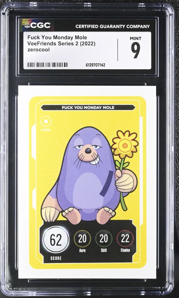 Image for Fuck You Monday Mole | VeeFriends Series 2 | CGC 9