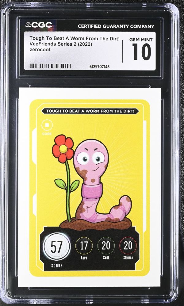 Image for Tough To Beat A Worm From The Dirt! | VeeFriends Series 2 | CGC GEM MINT 10