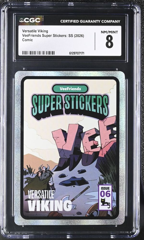Image for Versatile Viking | VeeFriends Super Stickers: SS | Comic | CGC 8