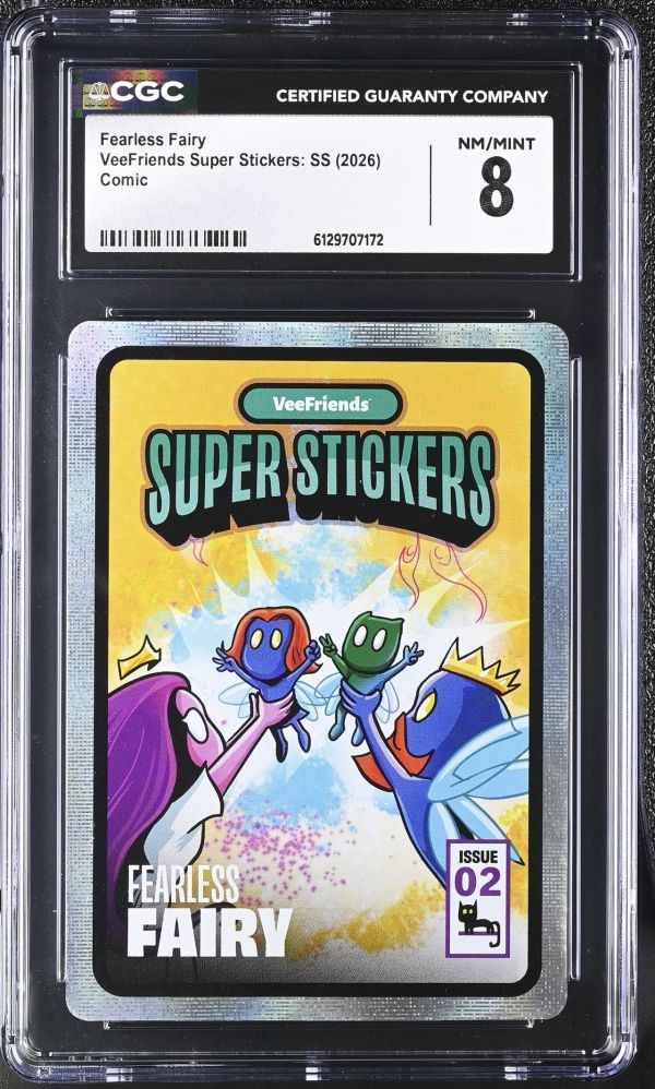 Image for Fearless Fairy | VeeFriends Super Stickers: SS | Comic | CGC 8