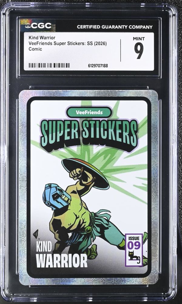 Image for Kind Warrior | VeeFriends Super Stickers: SS | Comic | CGC 9