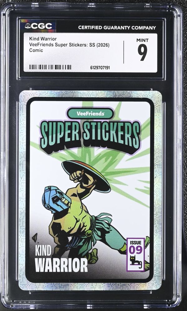 Image for Kind Warrior | VeeFriends Super Stickers: SS | Comic | CGC 9