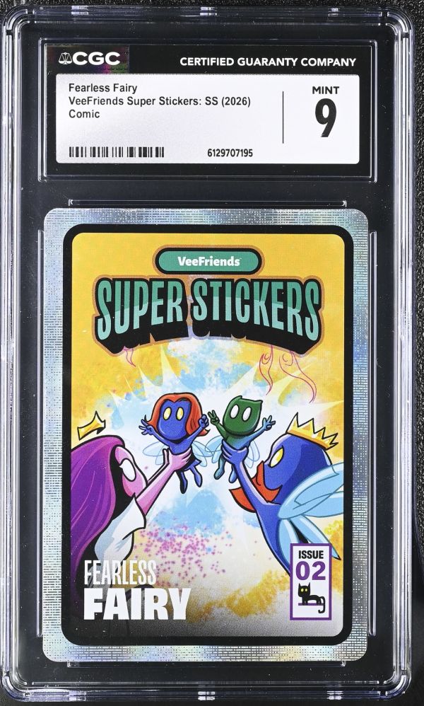 Image for Fearless Fairy | VeeFriends Super Stickers: SS | Comic | CGC 9