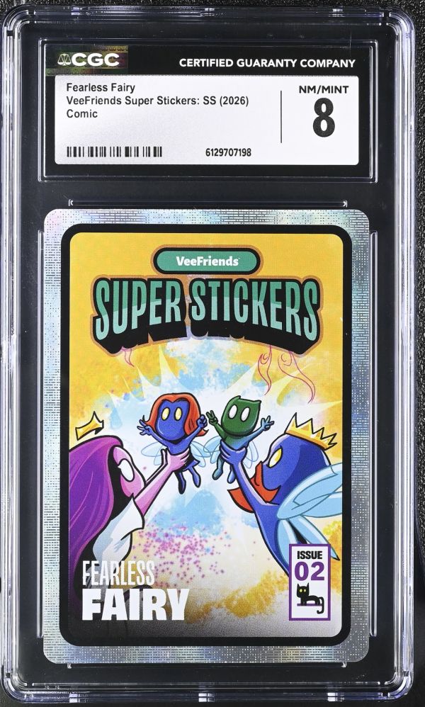 Image for Fearless Fairy | VeeFriends Super Stickers: SS | Comic | CGC 8