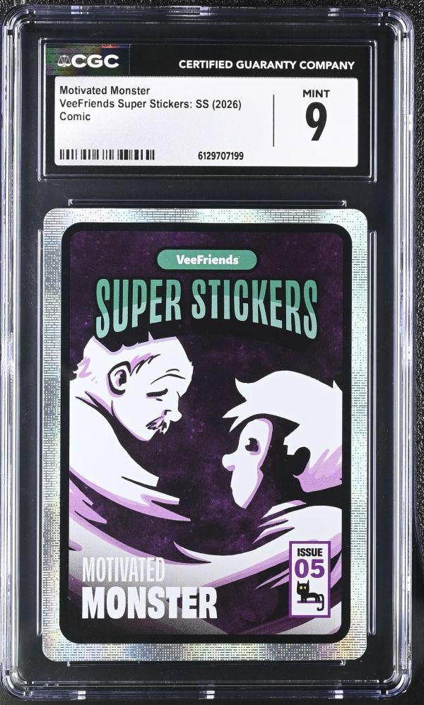 Image for Motivated Monster | VeeFriends Super Stickers: SS | Comic | CGC 9