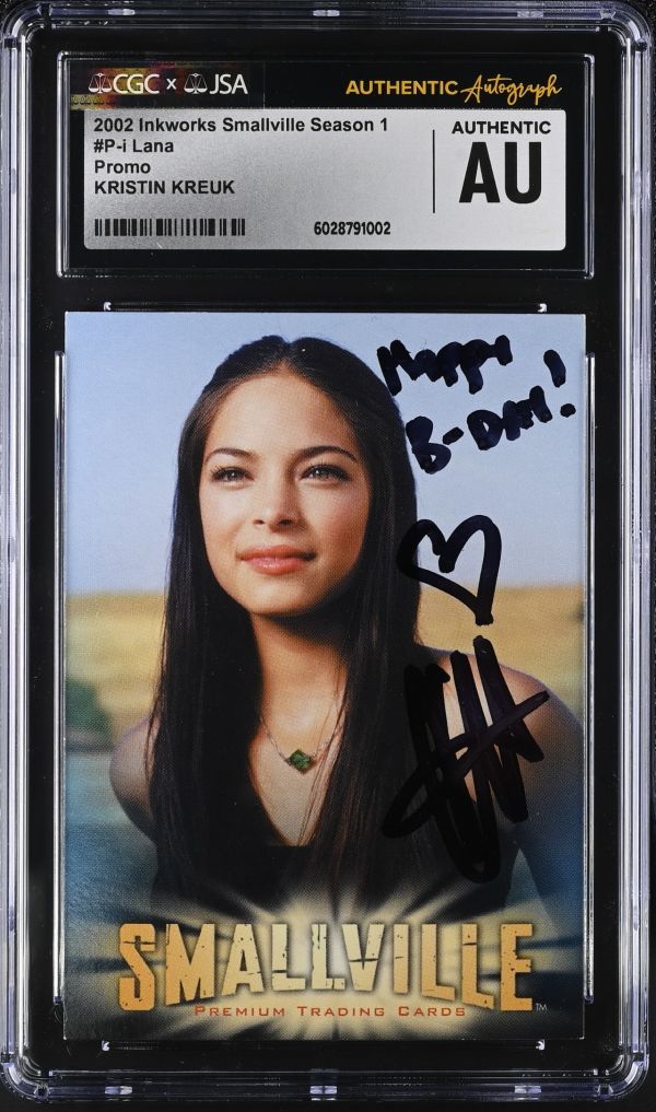 Image for Smallville Season 1 Lana Promo Trading Card Signed by Kristin Kreuk
