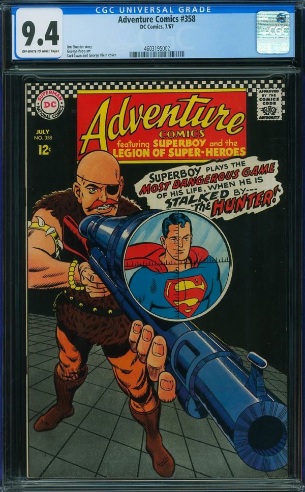 Image for Adventure Comics #358 CGC 9.4