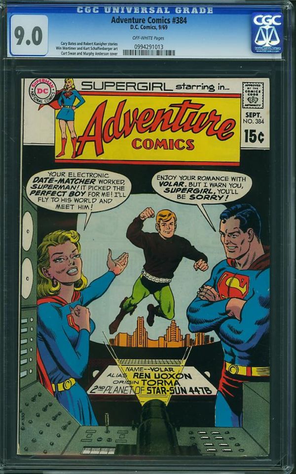 Image for Adventure Comics #384 CGC 9.0