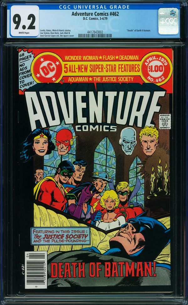 Image for Adventure Comics #462 CGC 9.2