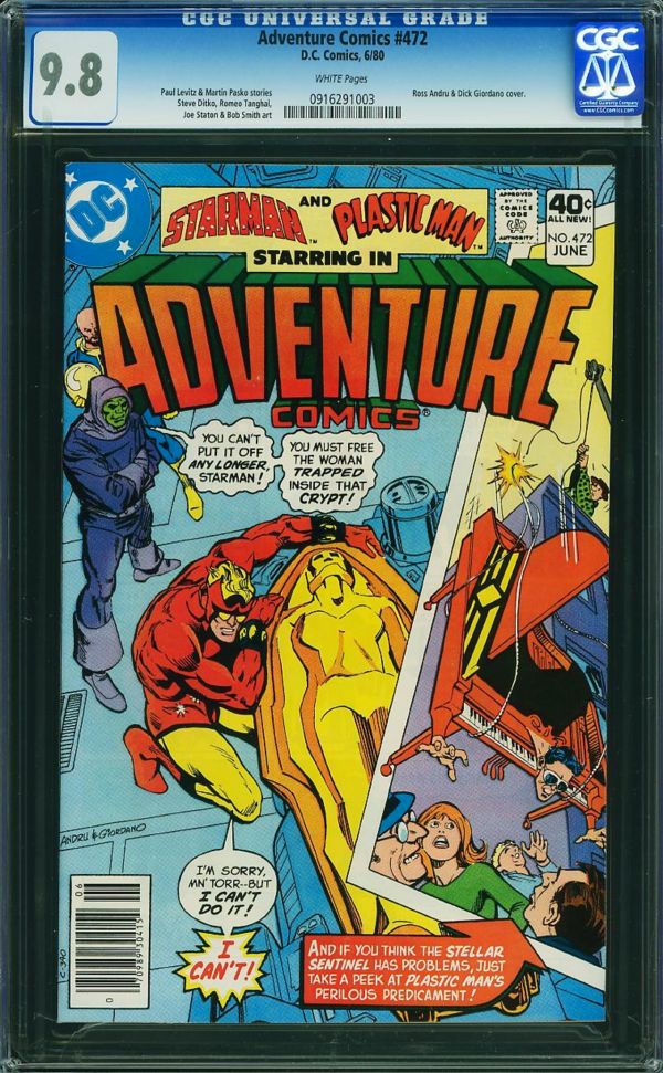 Image for Adventure Comics #472  CGC 9.8