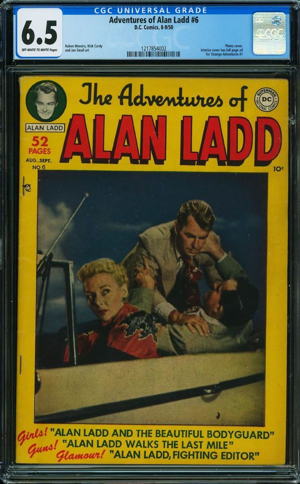 Image for Adventures of Alan Ladd #6 CGC 6.5