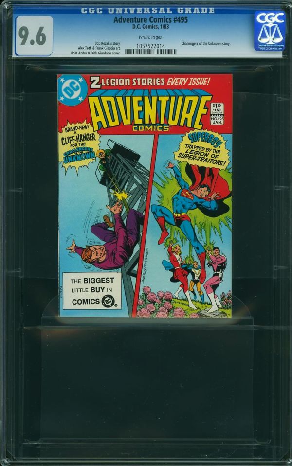 Image for Adventure Comics #495 CGC 9.6