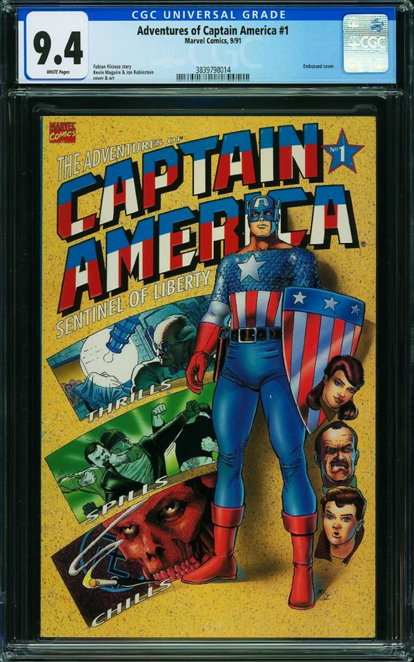 Image for Adventures of Captain America #1 CGC 9.4