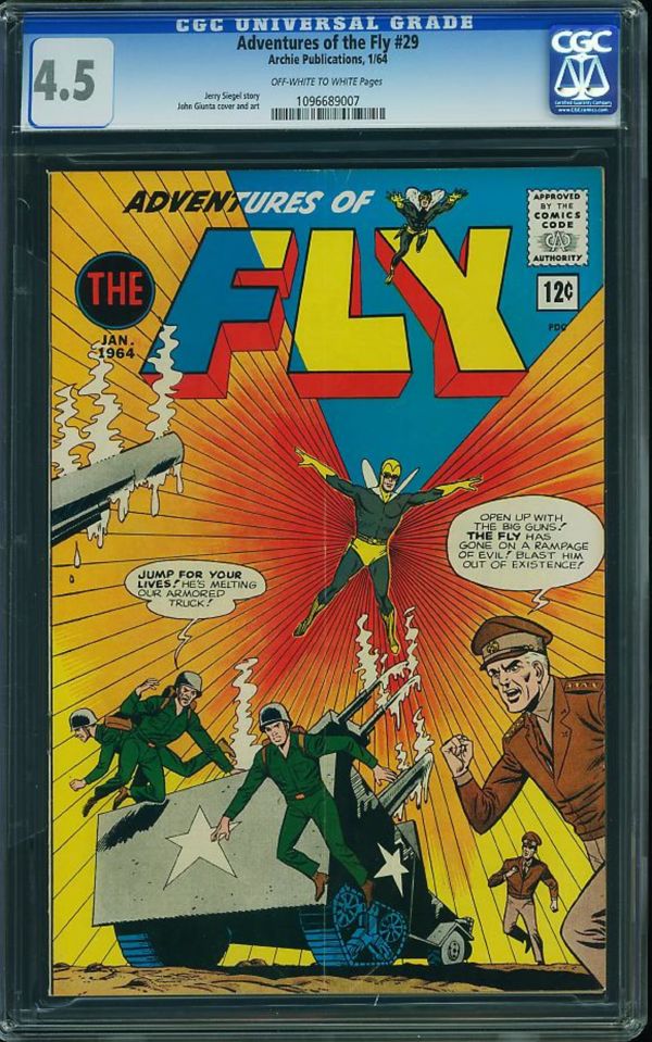 Image for Adventures of the Fly #29 CGC 4.5