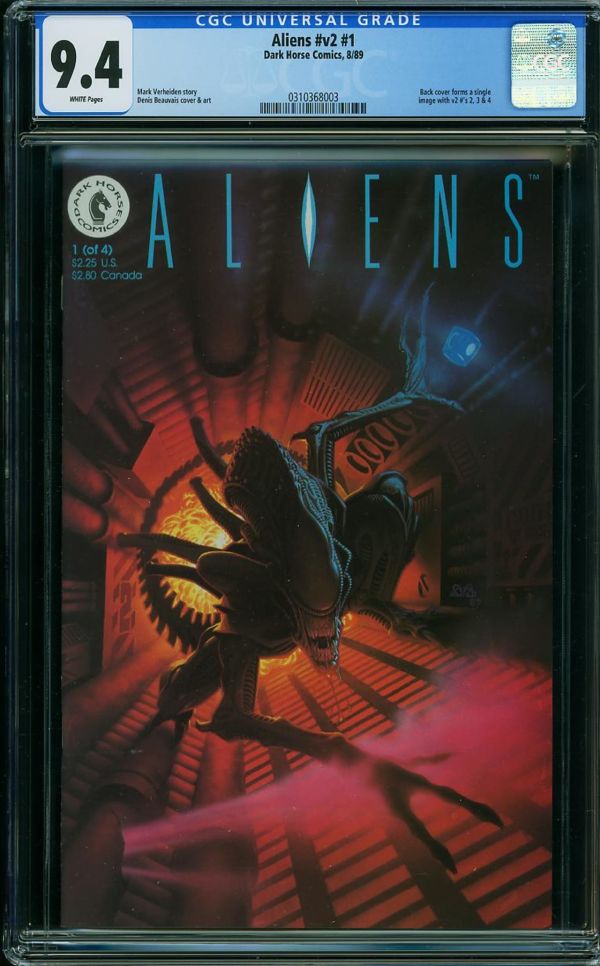 Image for Aliens v2 #1  CGC 9.4